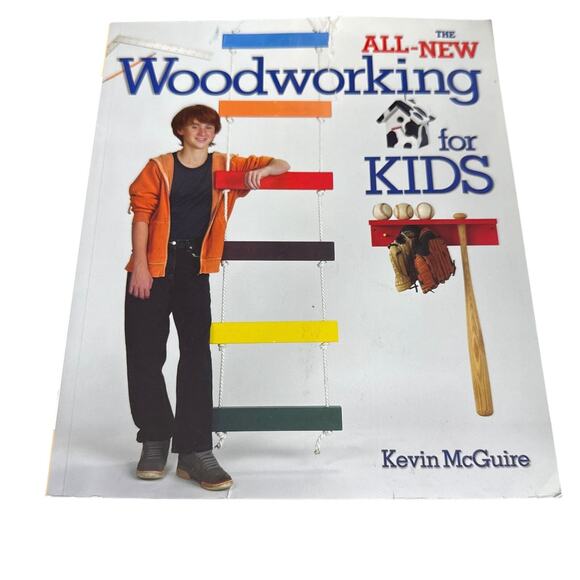 The All-New Woodworking for Kids - Paperback By McGuire, Kevin - GOOD - Picture 1 of 1